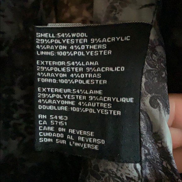 Guess Black Peacoat Size S - Picture 8 of 8